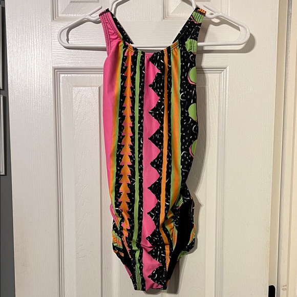 Dolfin Pink and Orange Striped One Piece size 34 - Picture 1 of 3